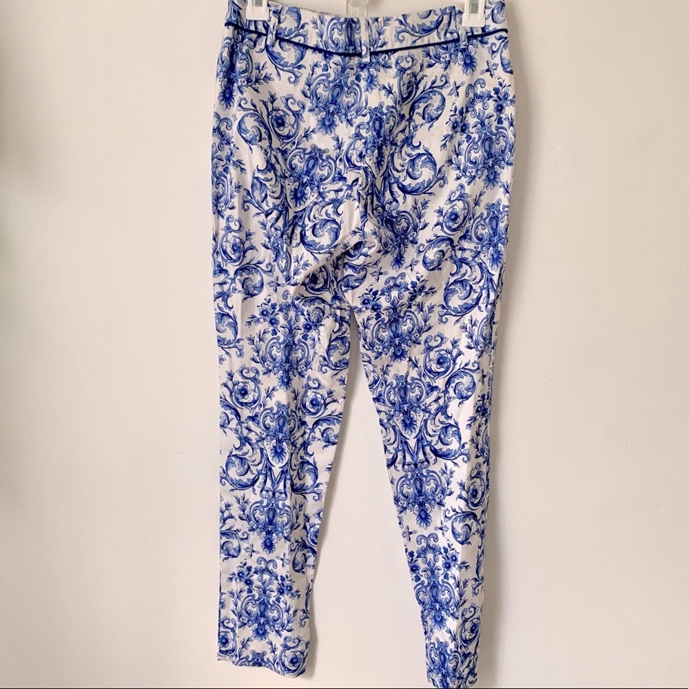 Blue Scroll Pants - Picture 3 of 5